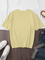 Women's Geometric Print Casual T-Shirt, Relaxed Fit