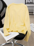 Women's Thin V-Neck Casual Sweater Cardigan