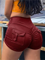 Women's Y2K Style Fitted Short Shorts
