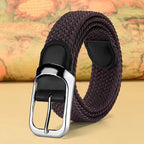 Unisex Casual Needle Buckle Elastic Belt
