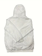 Women's Plus Size Plush Fleece Zip-Up Hooded Jacket