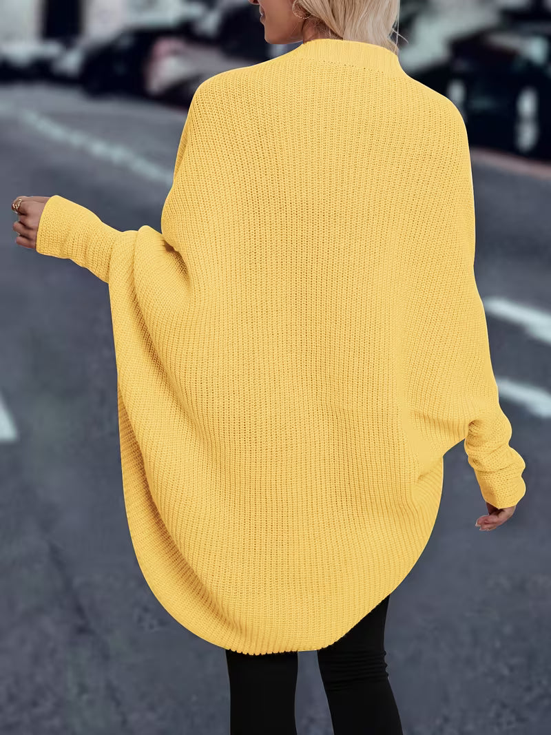 Women's Elegant Mid-Length Cardigan Coat