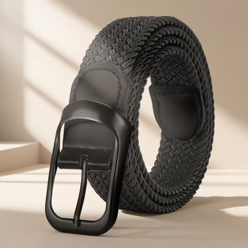 Unisex Casual Needle Buckle Elastic Belt