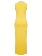 Women's Casual Sleeveless Round Neck Summer Dress