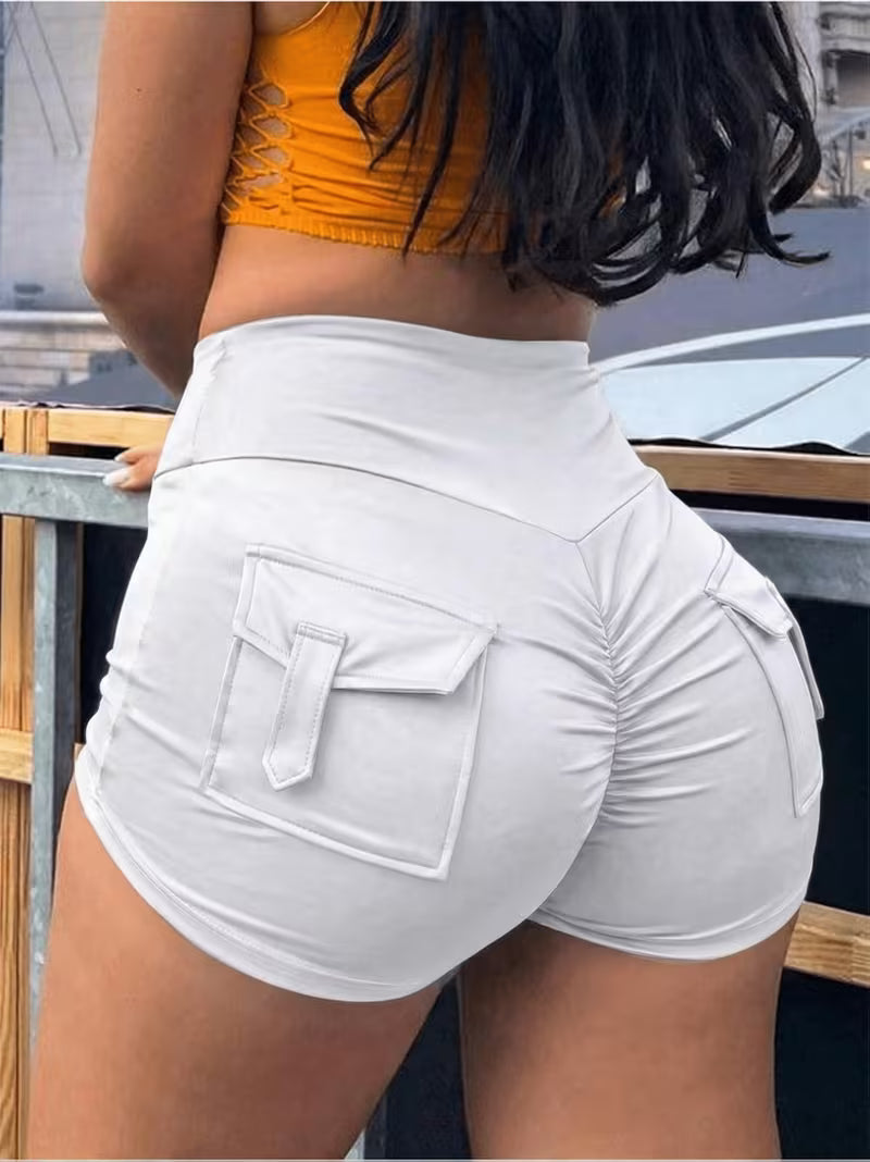 Women's Y2K Style Fitted Short Shorts