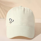 Heart Pattern Adjustable Baseball Cap