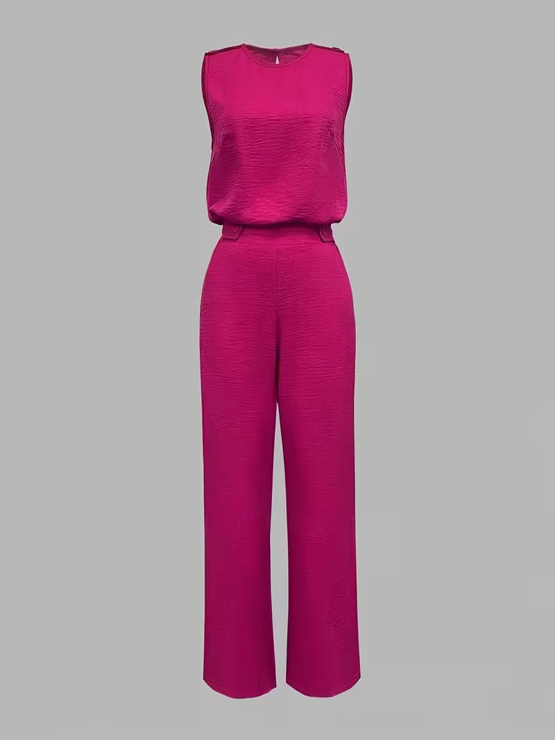 Women's Sleeveless Tank Top & Long Pants Set