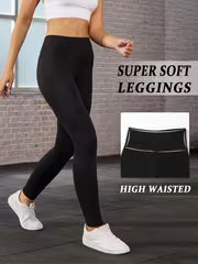 Women's Super Soft High-Waist Tummy Control Leggings