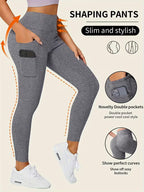 Women's High-Waisted Double Pocket Leggings