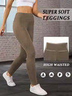 Women's Super Soft High-Waist Tummy Control Leggings