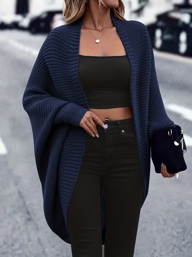 Women's Elegant Mid-Length Cardigan Coat