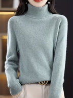 Women's Warm Collared Loose-Fit Base Layer Sweater