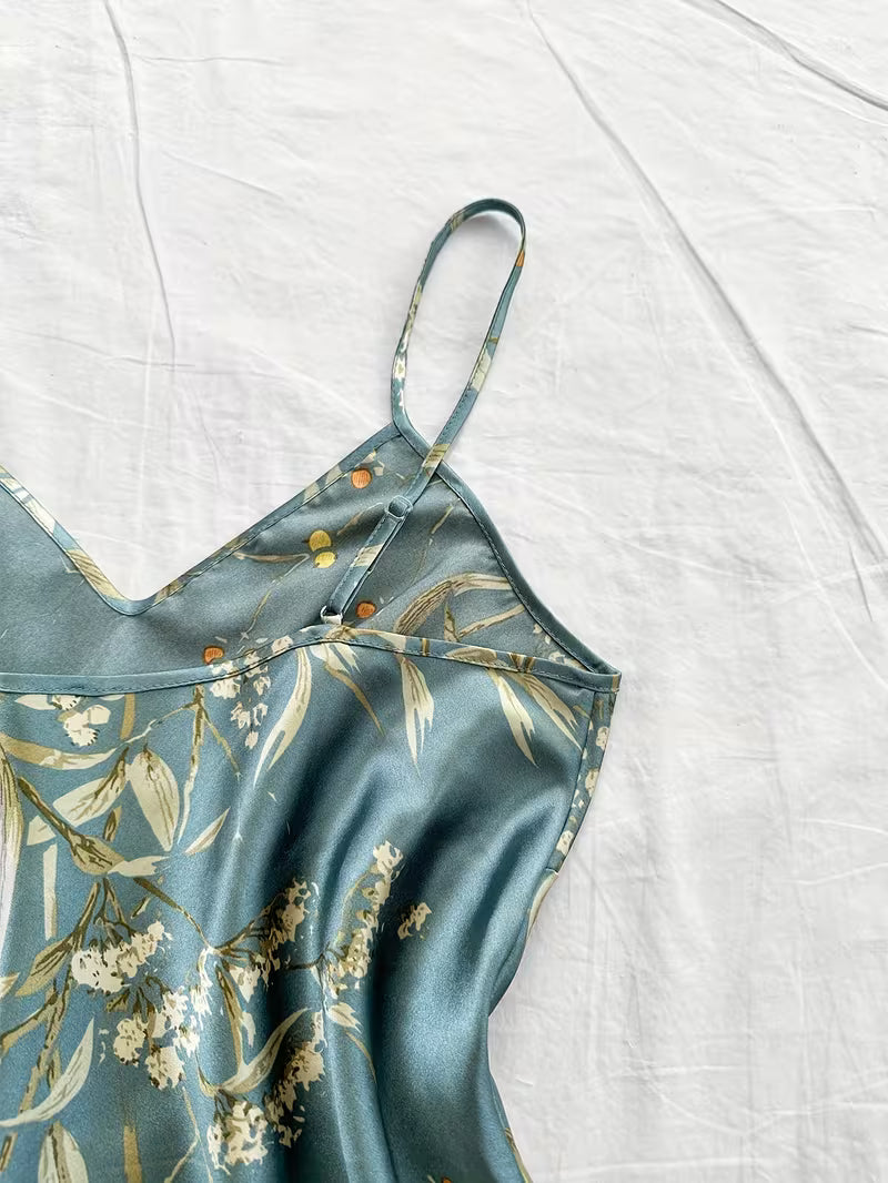 Women's Cherry Print Camisole Pajama Set
