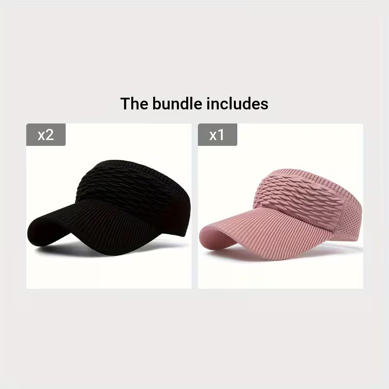 Women's Water Ripple Fold Visor Hat