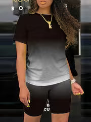 Women's T-Shirt and Shorts Set