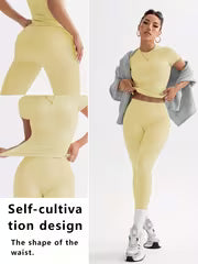 Women's Fitted Fitness Two-Piece Set