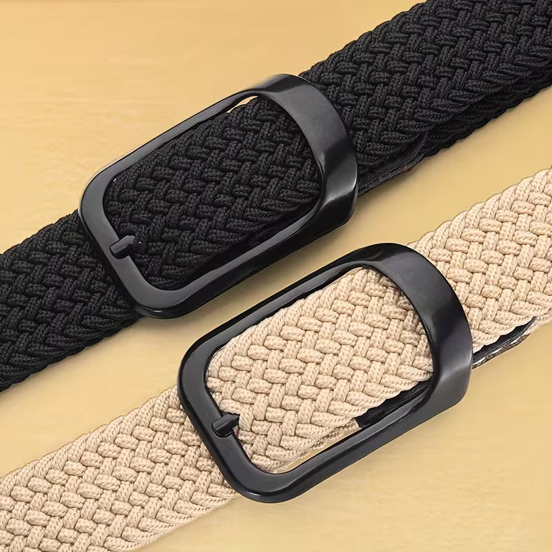 Unisex Casual Needle Buckle Elastic Belt