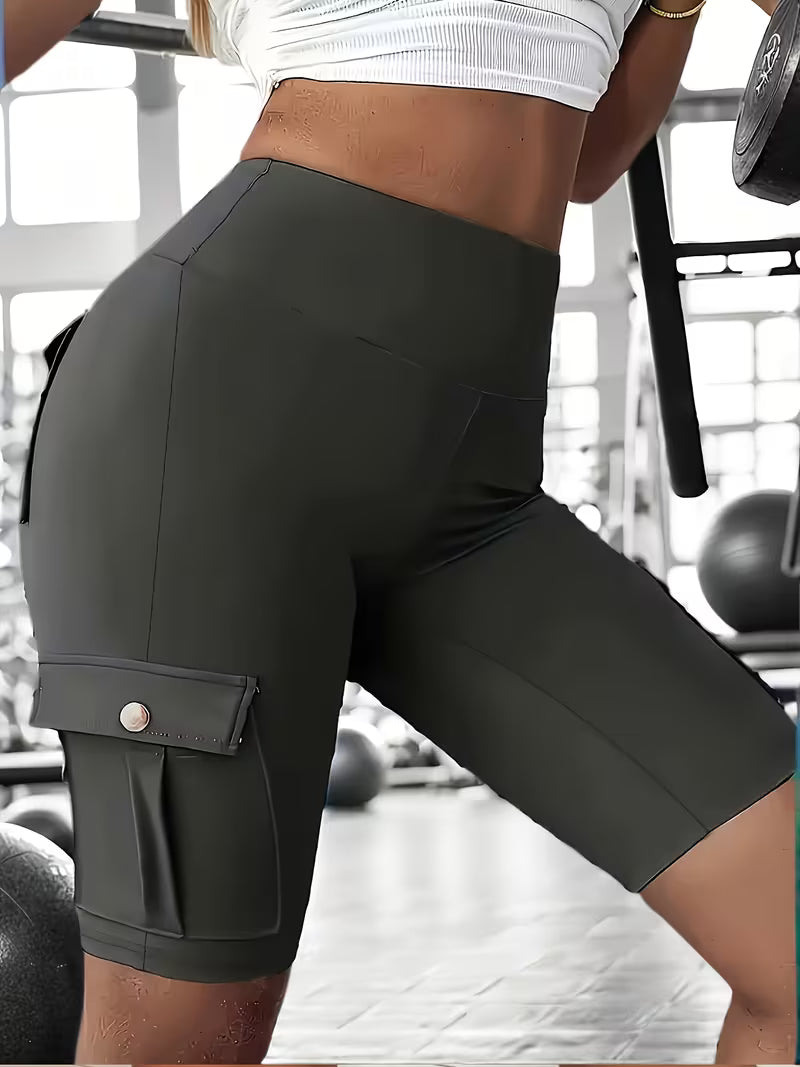 Women's High-Waist Pocket Lounge Shorts