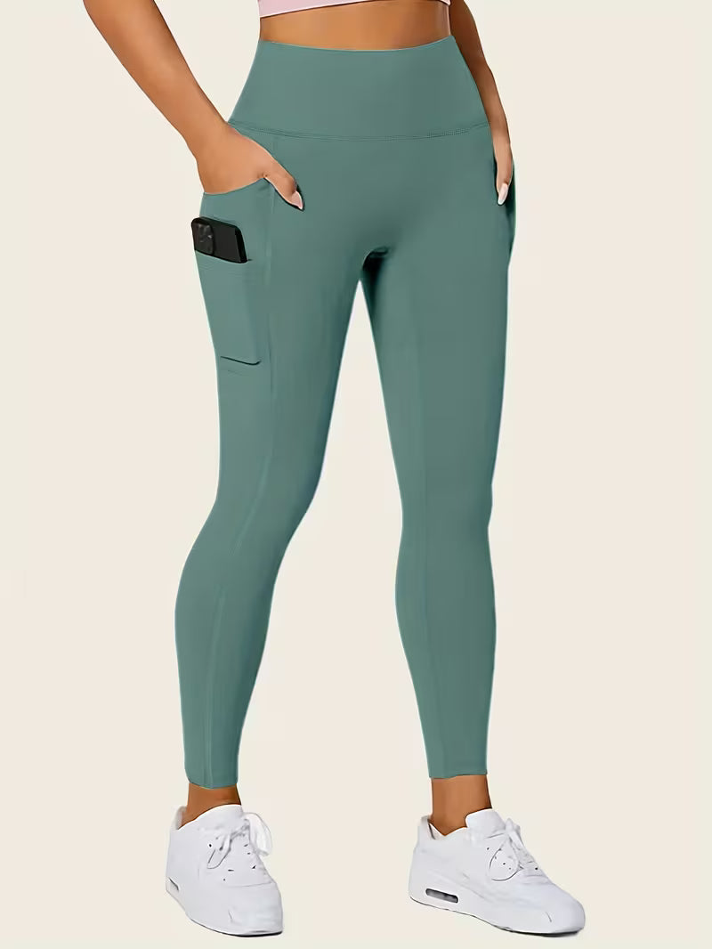 Women's High-Waisted Double Pocket Leggings