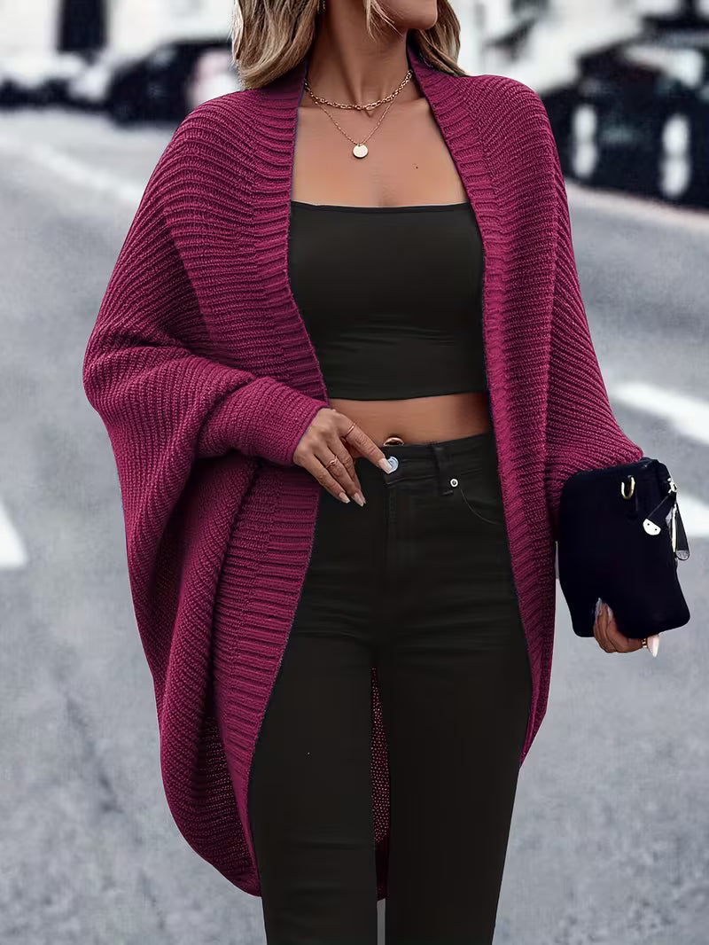 Women's Elegant Mid-Length Cardigan Coat