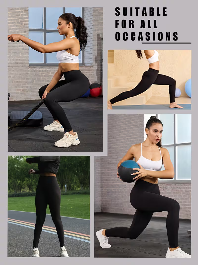 Women's Super Soft Sports Leggings, 2-Pack