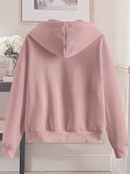 Women's Zip-Up Hoodie, Casual Everyday