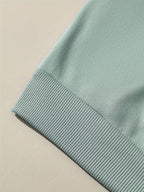Women's Mint Green Star & Moon Print Oversized Sweater