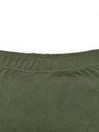 Women's Contrast Stretch Top & Pants Set