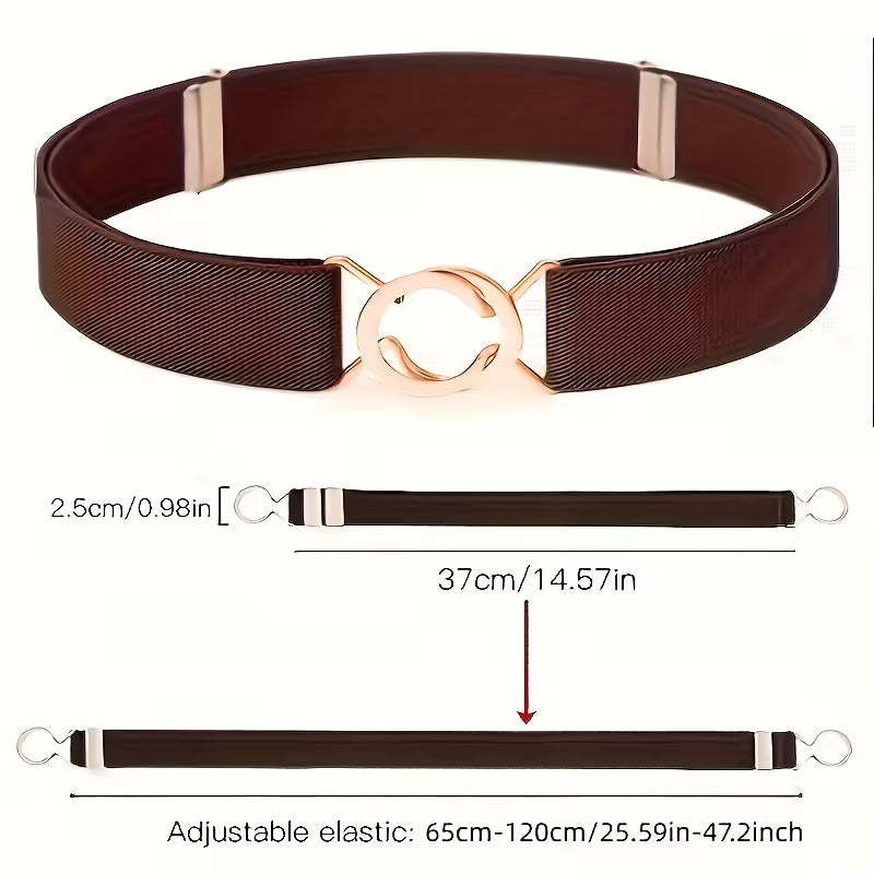 Women's Adjustable Elastic Waistband Belt