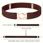 Women's Adjustable Elastic Waistband Belt