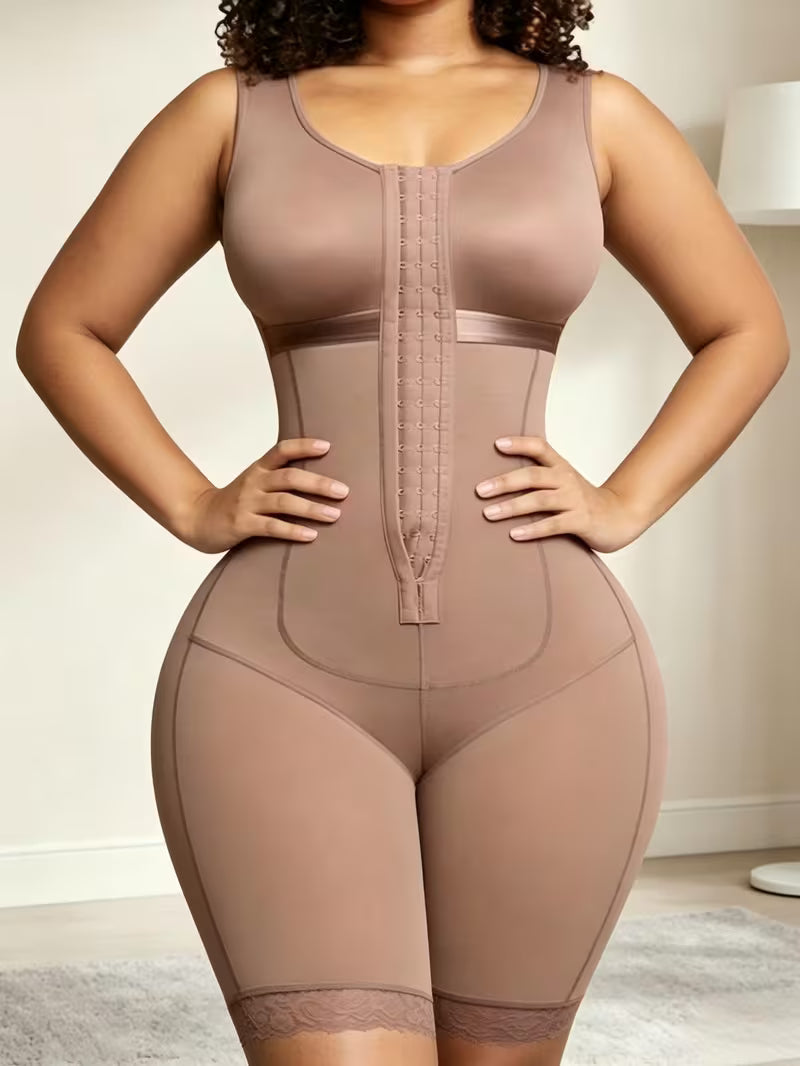 Women's Zipper Body Shaping Bodysuit