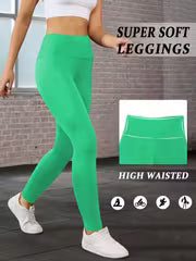 Women's Super Soft High-Waist Tummy Control Leggings