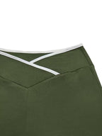Women's Solid Color Tank Top Set