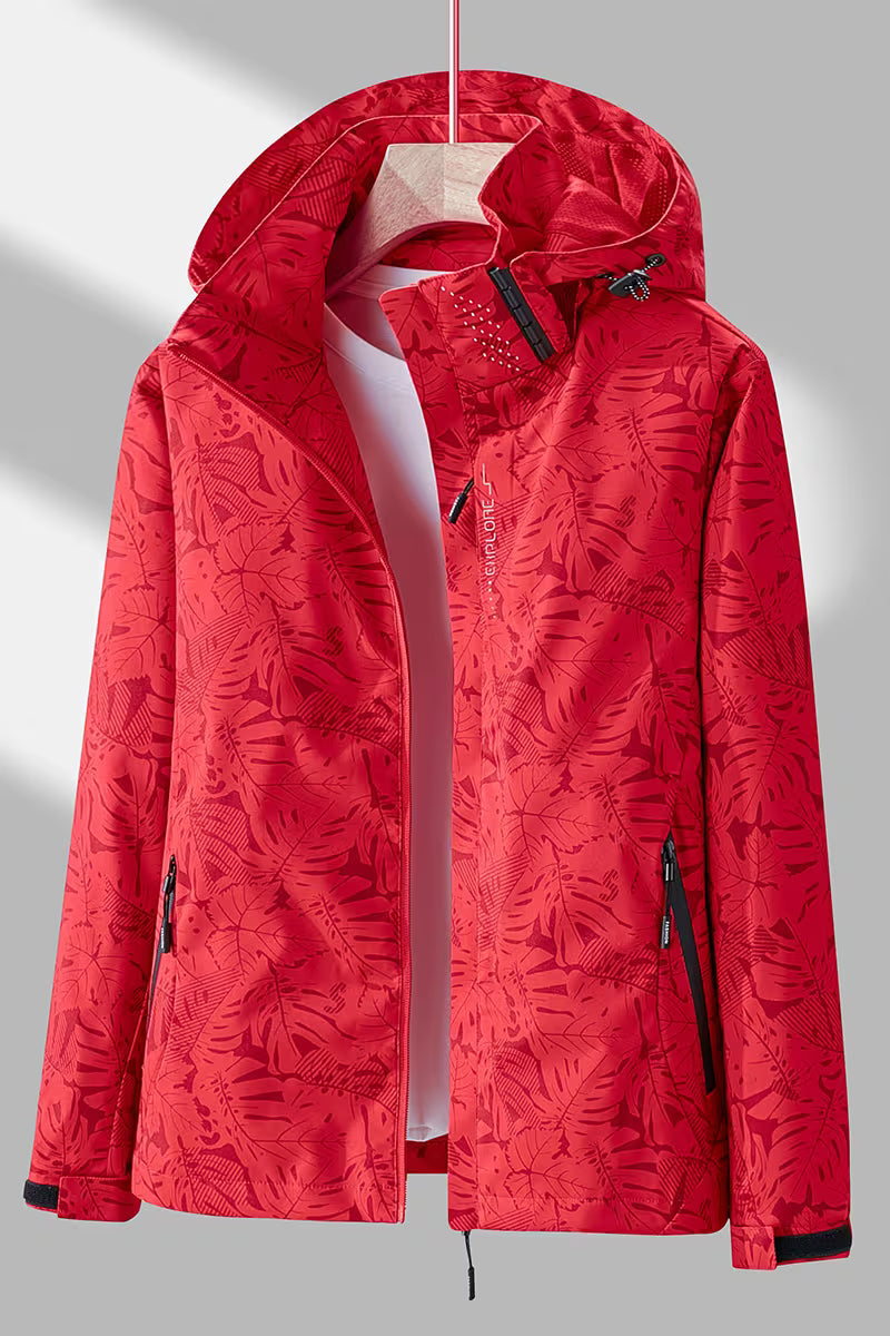 Women's Full-Zip Lightweight Outdoor Hiking Jacket