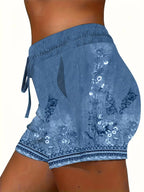 Women's Drawstring Elastic Waist Shorts