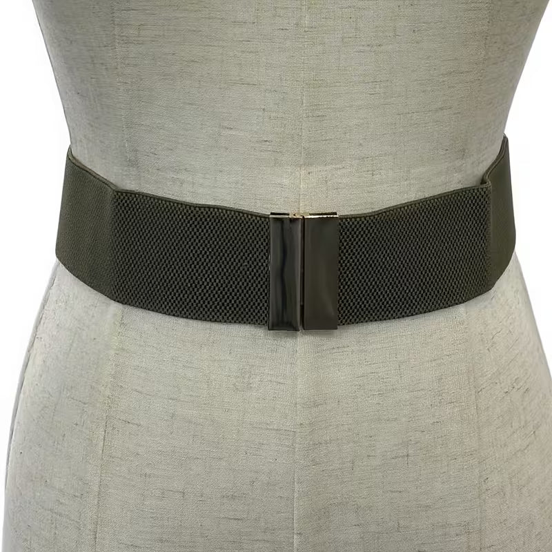 Women's Wide Elastic Stretch Waist Belt