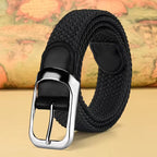 Unisex Casual Needle Buckle Elastic Belt