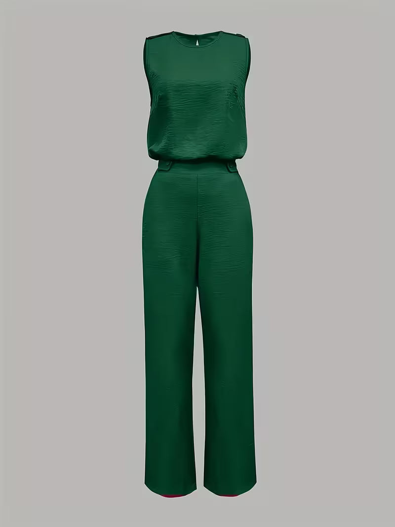 Women's Sleeveless Tank Top & Long Pants Set