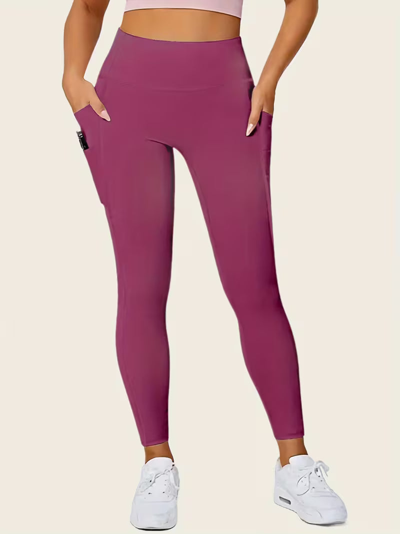 Women's High-Waisted Double Pocket Leggings