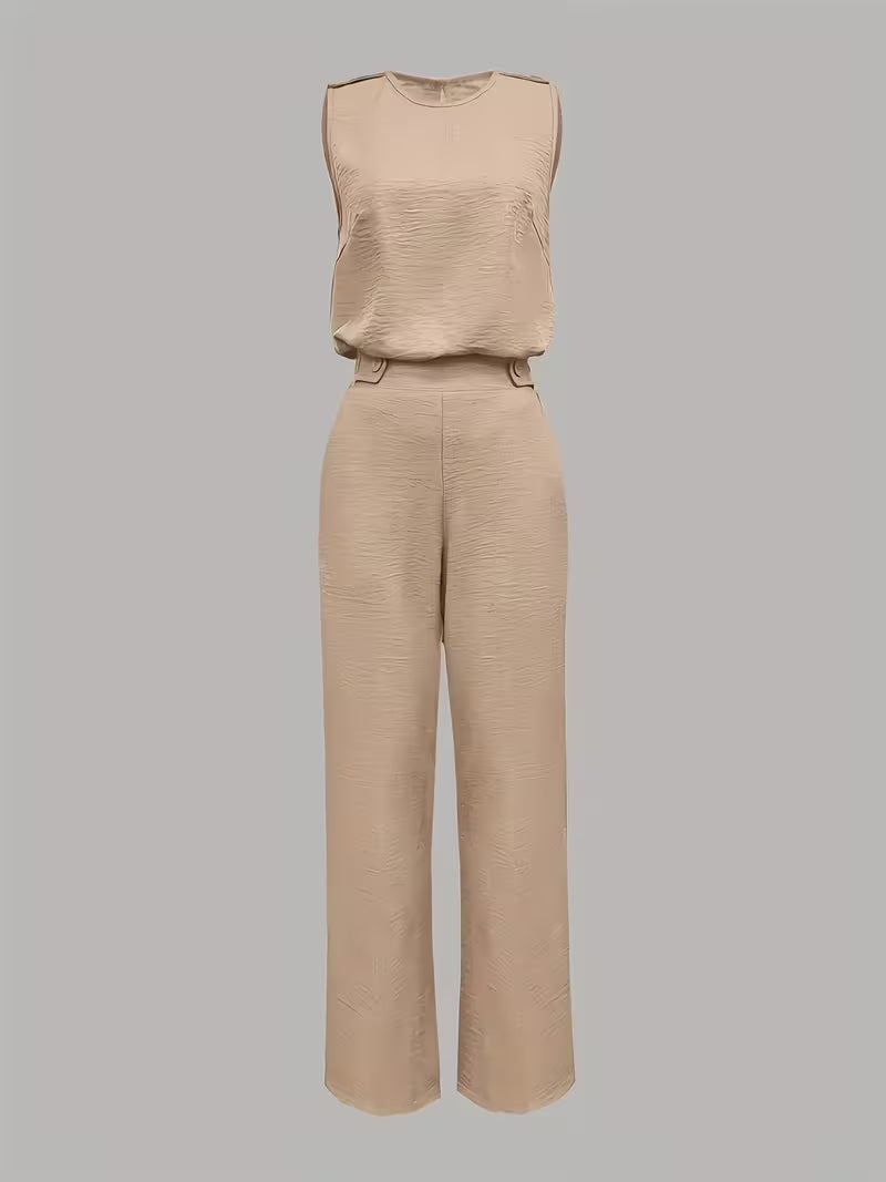 Women's Sleeveless Tank Top & Long Pants Set