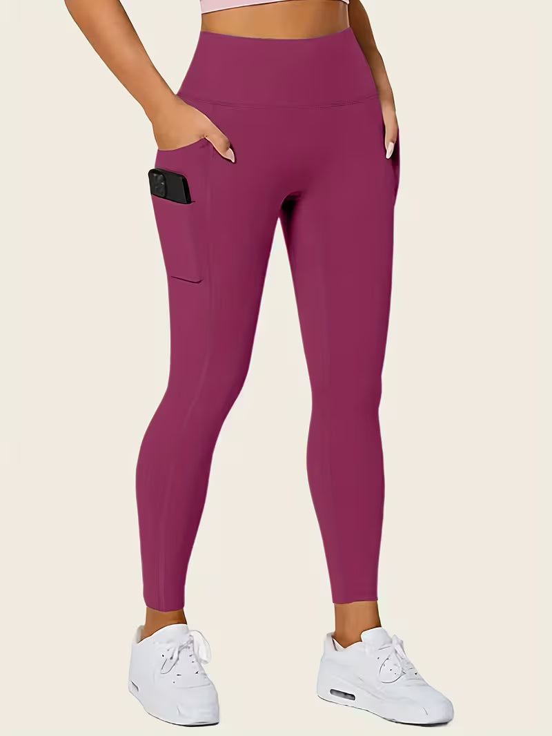 Women's High-Waisted Double Pocket Leggings