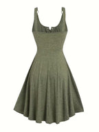 Women's Metal Eyelet Camisole Dress