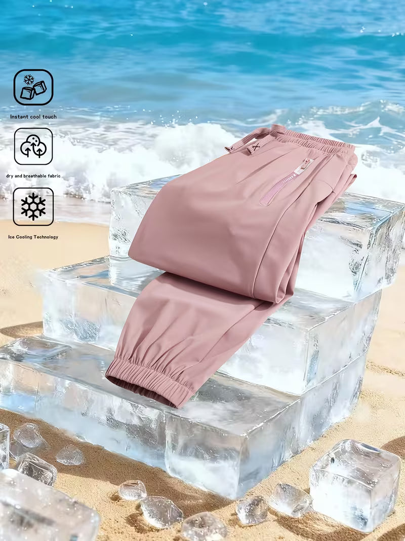 Women's Quick-Dry Ice-Feel Ankle Pants