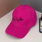 Women's Pink Butterfly Print Baseball Cap