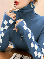 Women's High-Neck Slim-Fit Base Layer Sweater