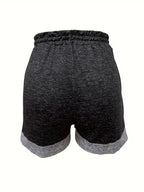 Women's Gradient Print Trendy Street Shorts