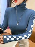 Women's High-Neck Slim-Fit Base Layer Sweater