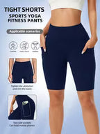 Women's High-Elastic Sports Shorts for Cycling & Yoga