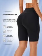 Women's High-Elastic Sports Shorts for Cycling & Yoga
