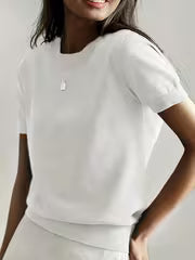 Women's Simple Thin Short Sleeve Summer Sweater